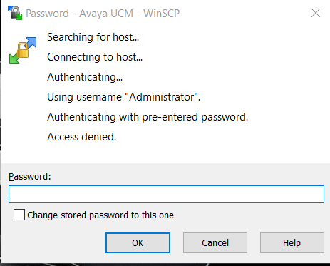 i am administrator but access denied